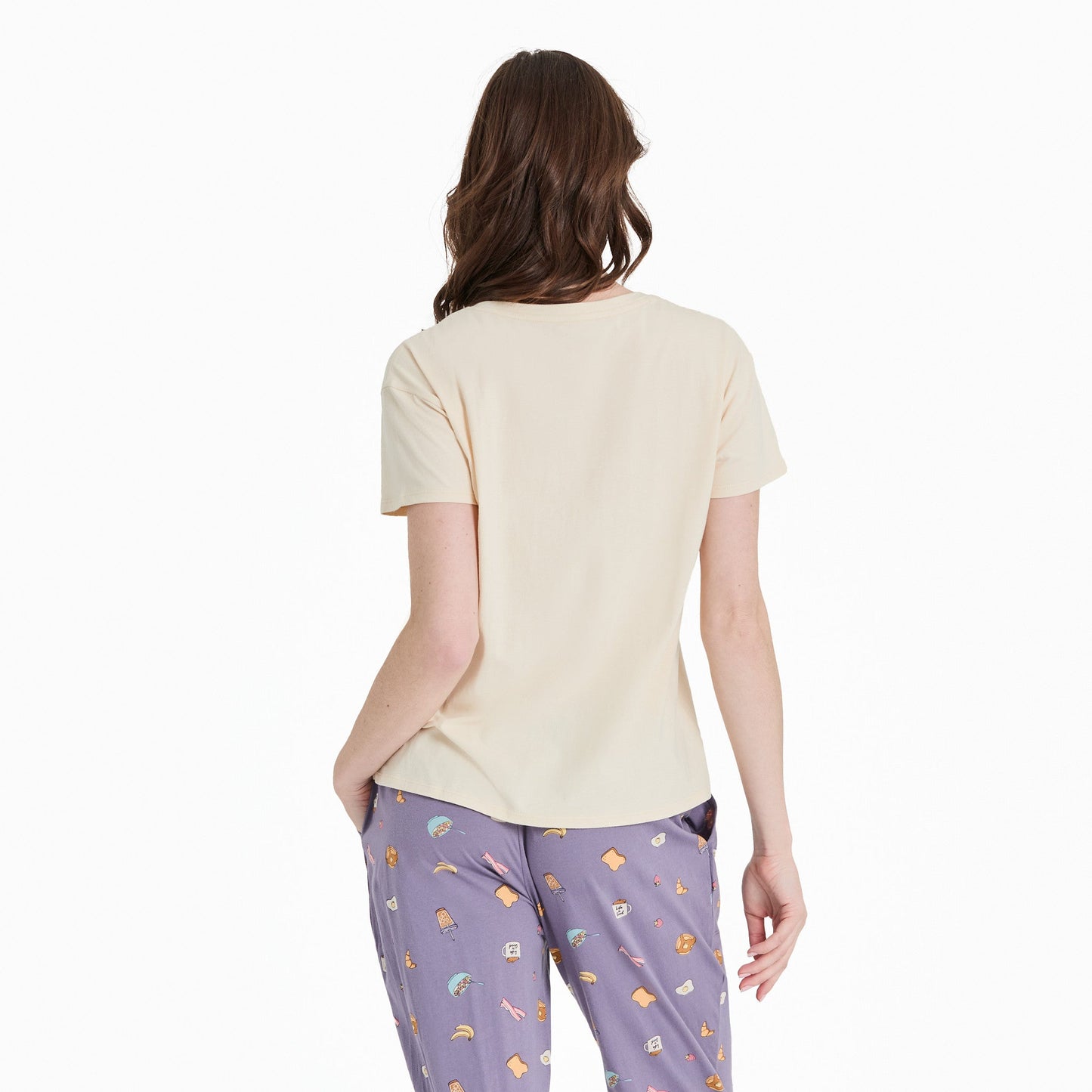 Women's Rise and Shine Coffee Snuggle Up Sleep Vee