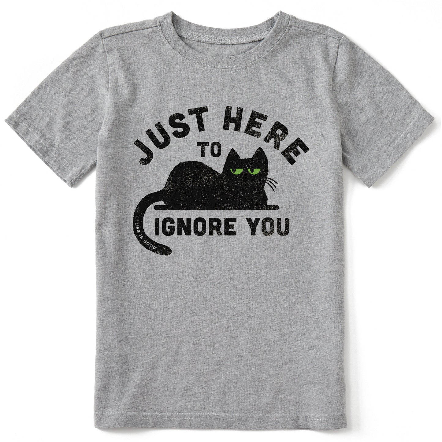 Kids Here to Ignore You Short Sleeve Crusher Tee