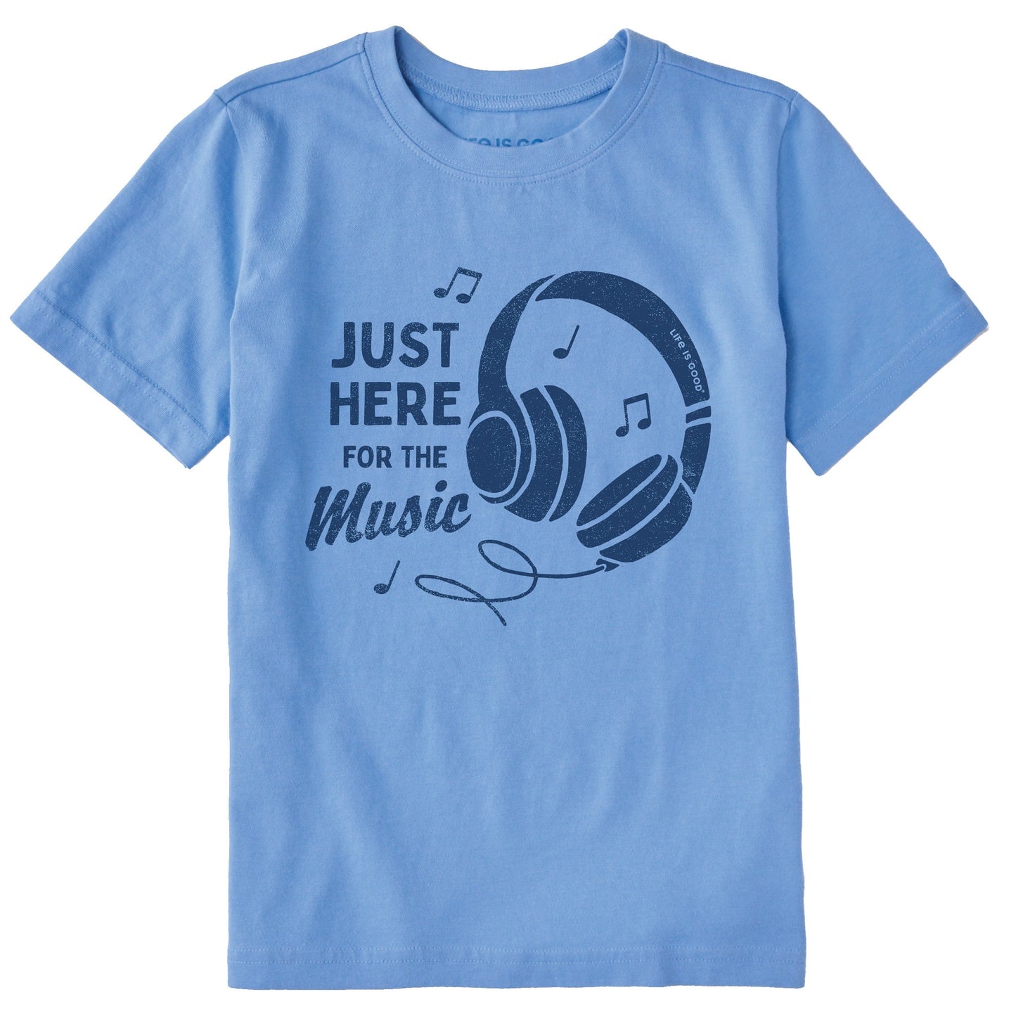 Kids Here for the Music Short Sleeve Crusher Tee