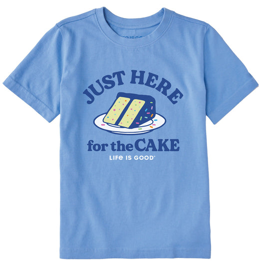 Kids Here for the Cake Short Sleeve Crusher Tee