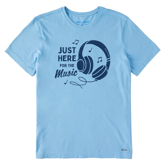 Men's Here for the Music Short Sleeve Tee