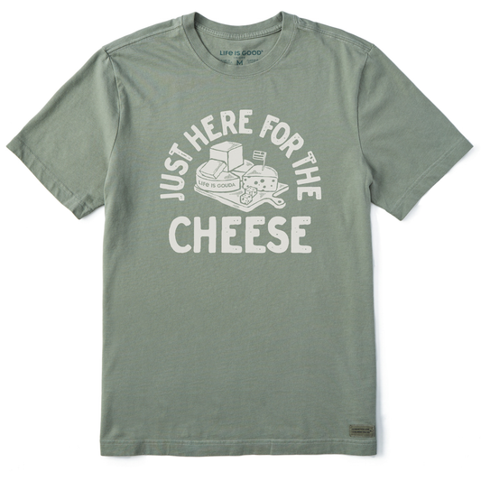 Men's Here for the Cheese Short Sleeve Tee