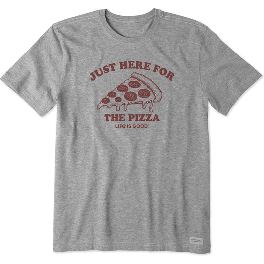 Men's Here for the Pizza (Pepperoni) Short Sleeve Tee