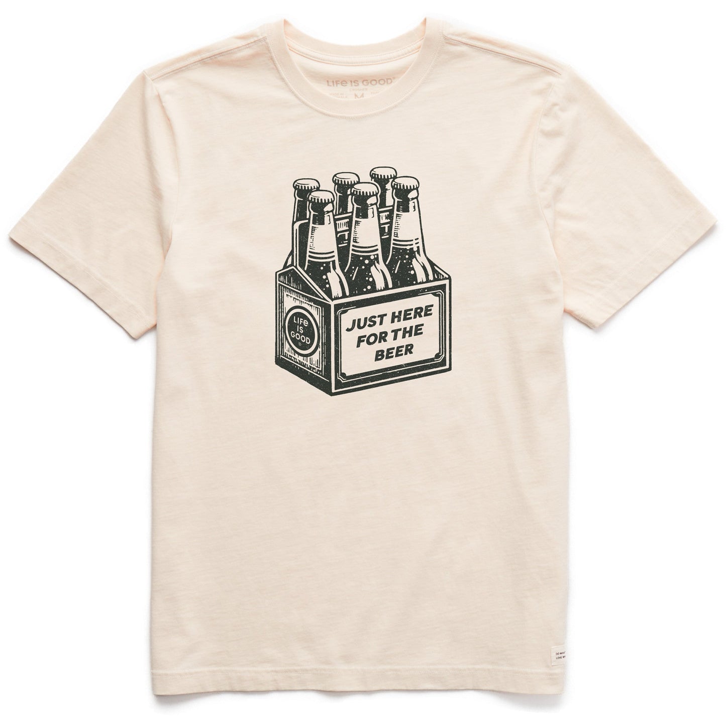 Men's Here for the Beer (6 pack) Short Sleeve Crusher Tee