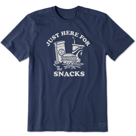 Men's Here for the Snacks Short Sleeve Tee