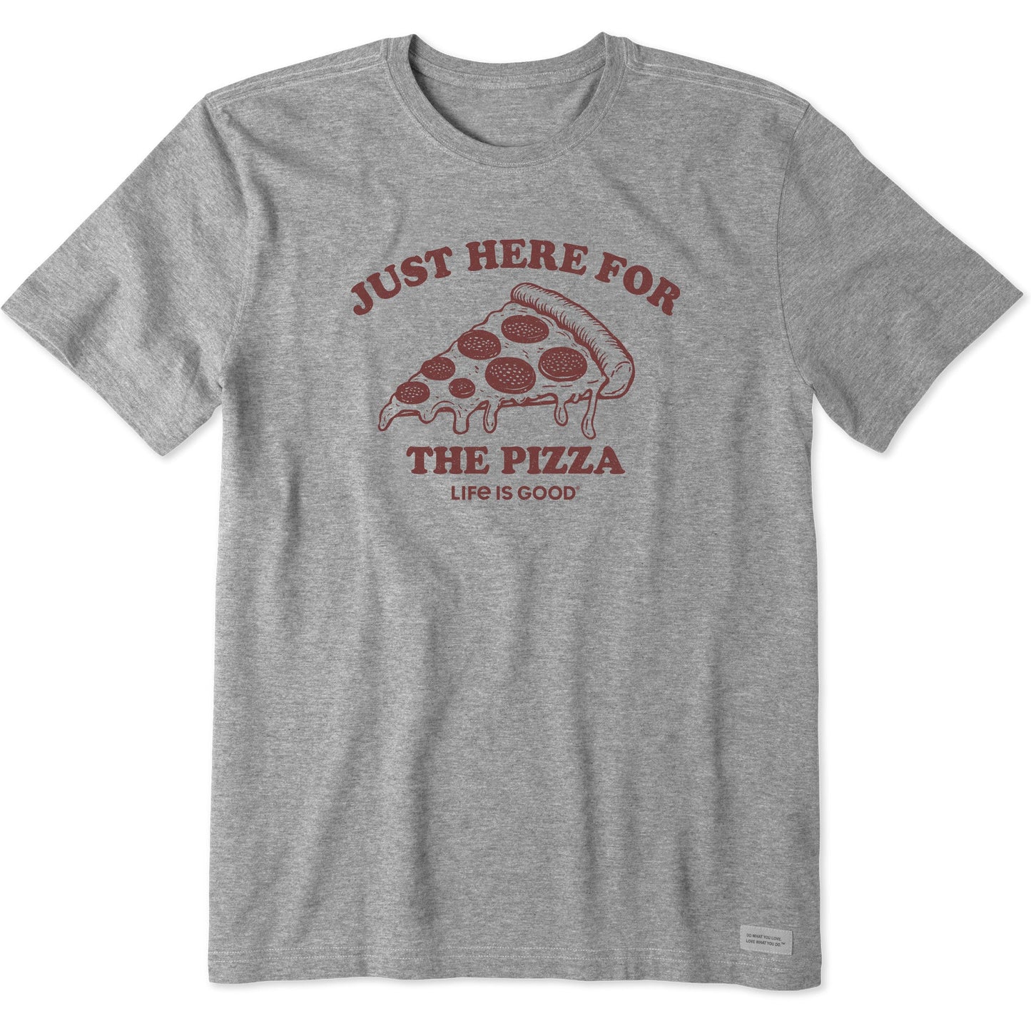 Men's Here for the Pizza (Pepperoni) Short Sleeve Tee