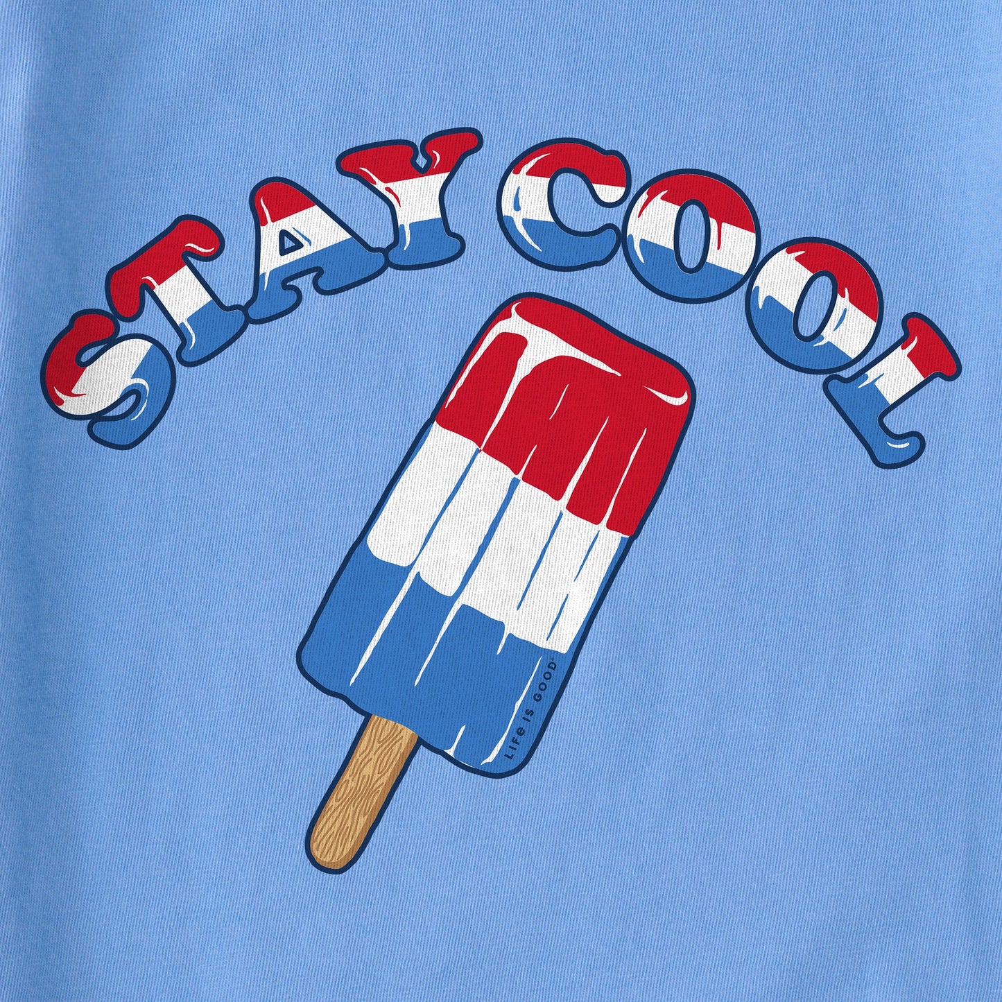 Women's Stay Cool USA Pop Short Sleeve Crusher Boxy Tee