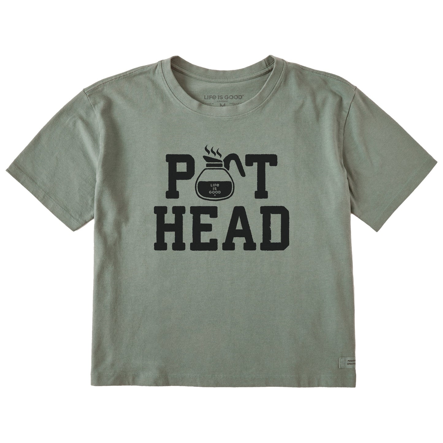 Women's Pot Head Stack Short Sleeve Crusher Boxy Tee