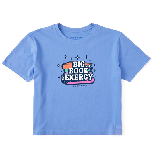 Women's Big Book Energy Short Sleeve Crusher Boxy Tee