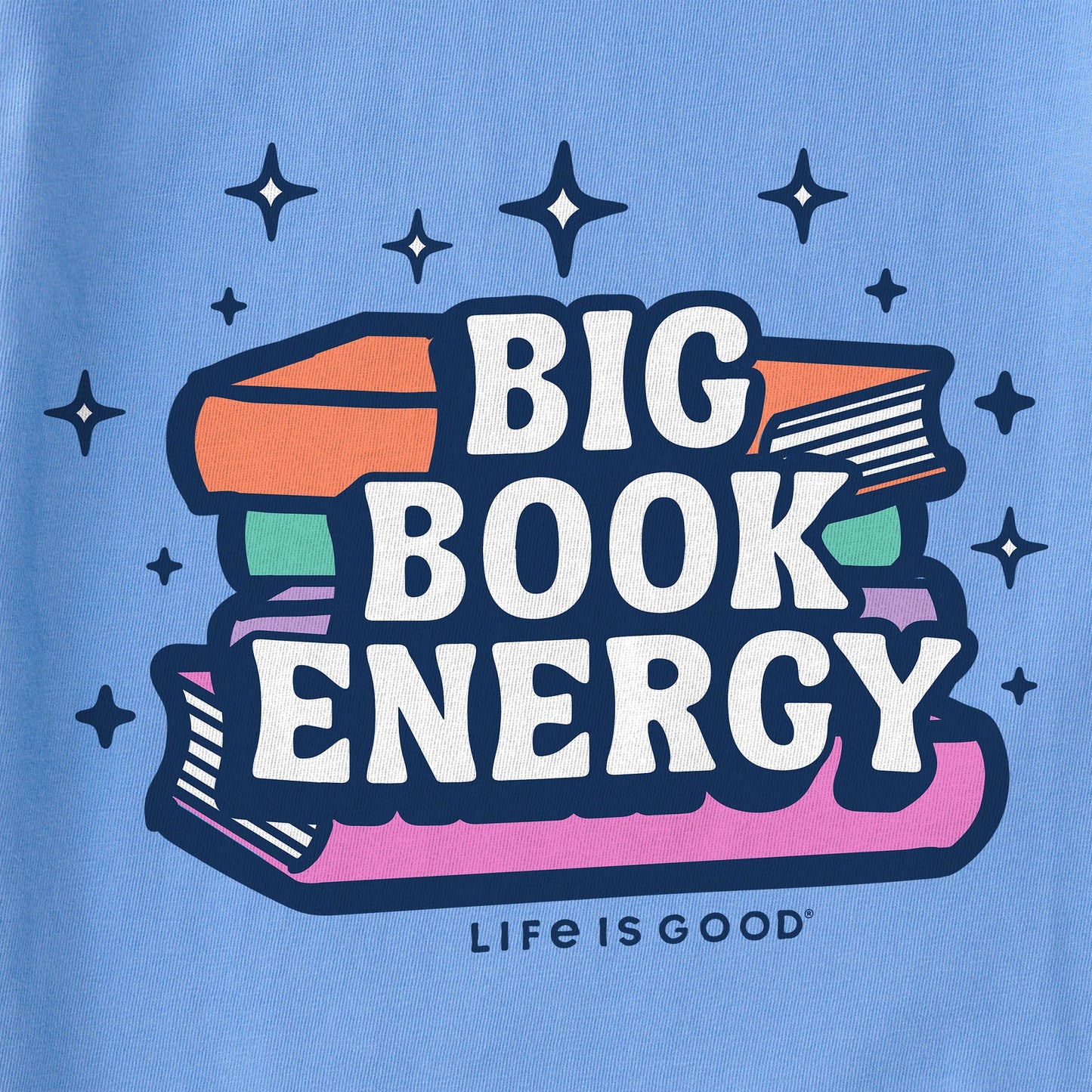 Women's Big Book Energy Short Sleeve Crusher Boxy Tee