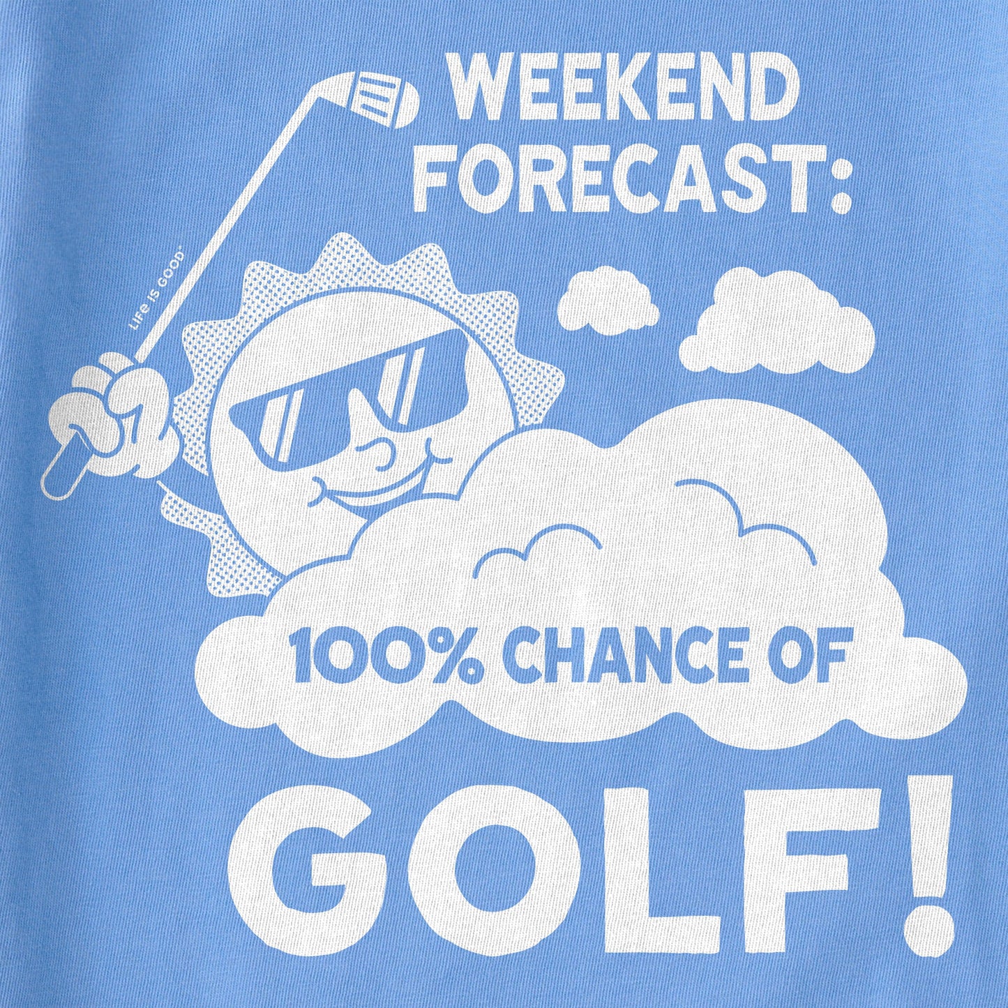 Women's 100% Chance of Golf Short Sleeve Crusher Boxy Tee