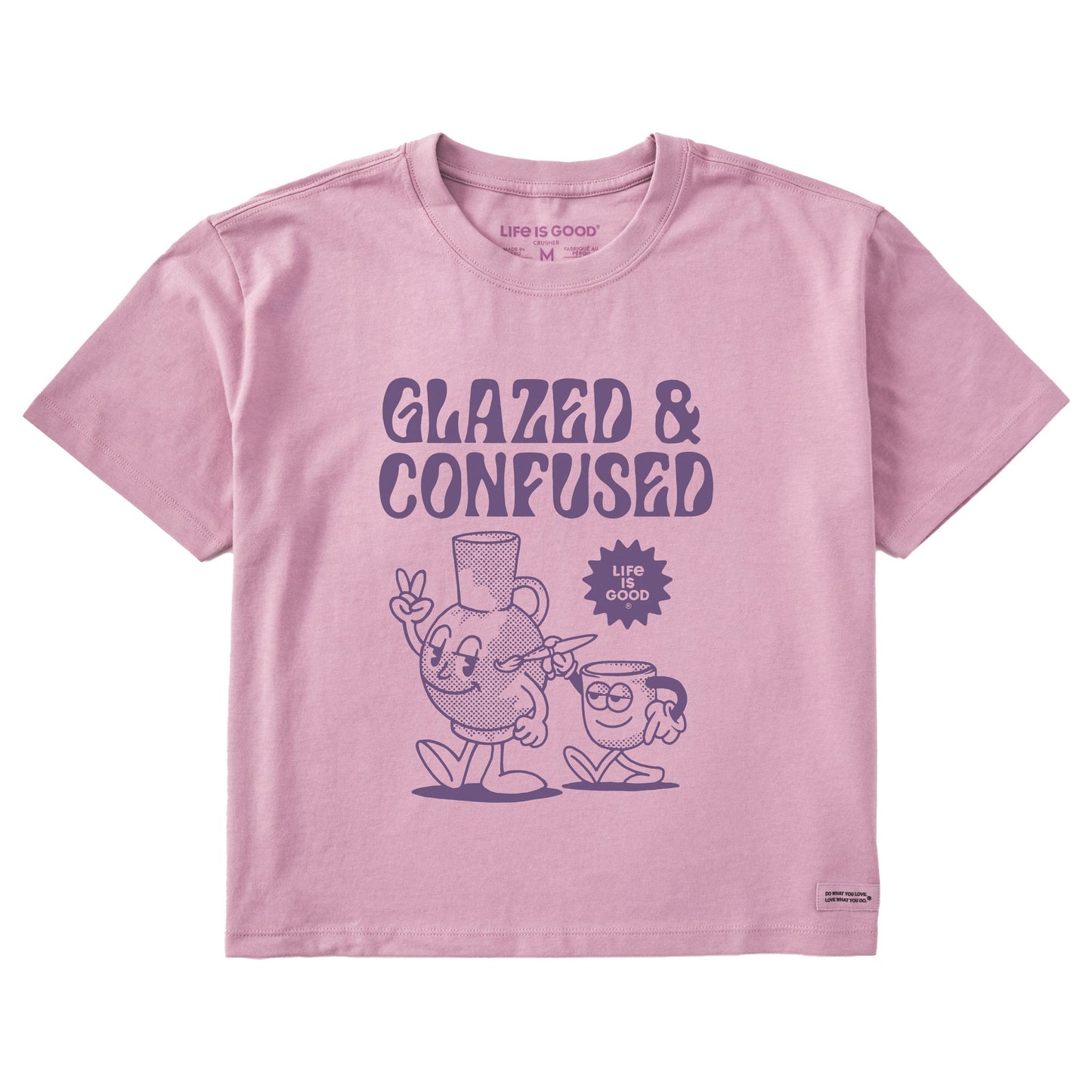 Women's Glazed & Confused Short Sleeve Crusher Boxy Tee