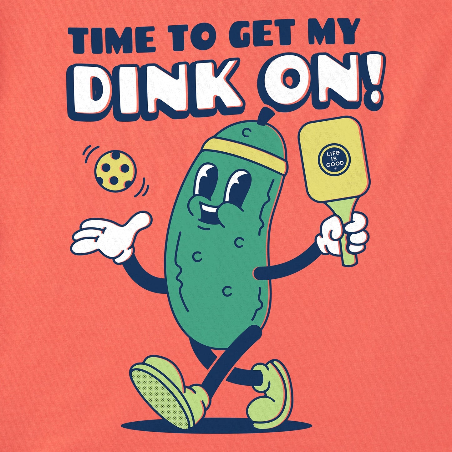 Women's Get my Dink On Short Sleeve Crusher Boxy Tee