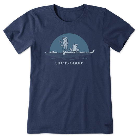 Women's Frogs on a Croc Short Sleeve Tee