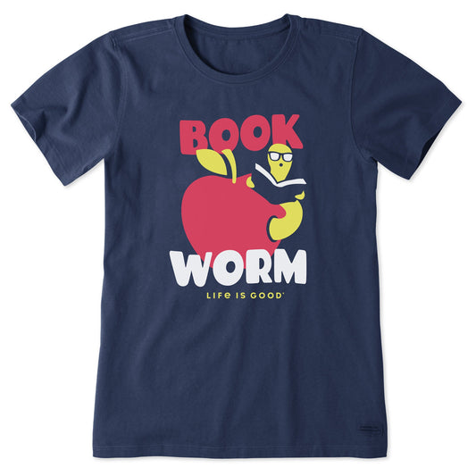 Women's Book Worm Short Sleeve Tee