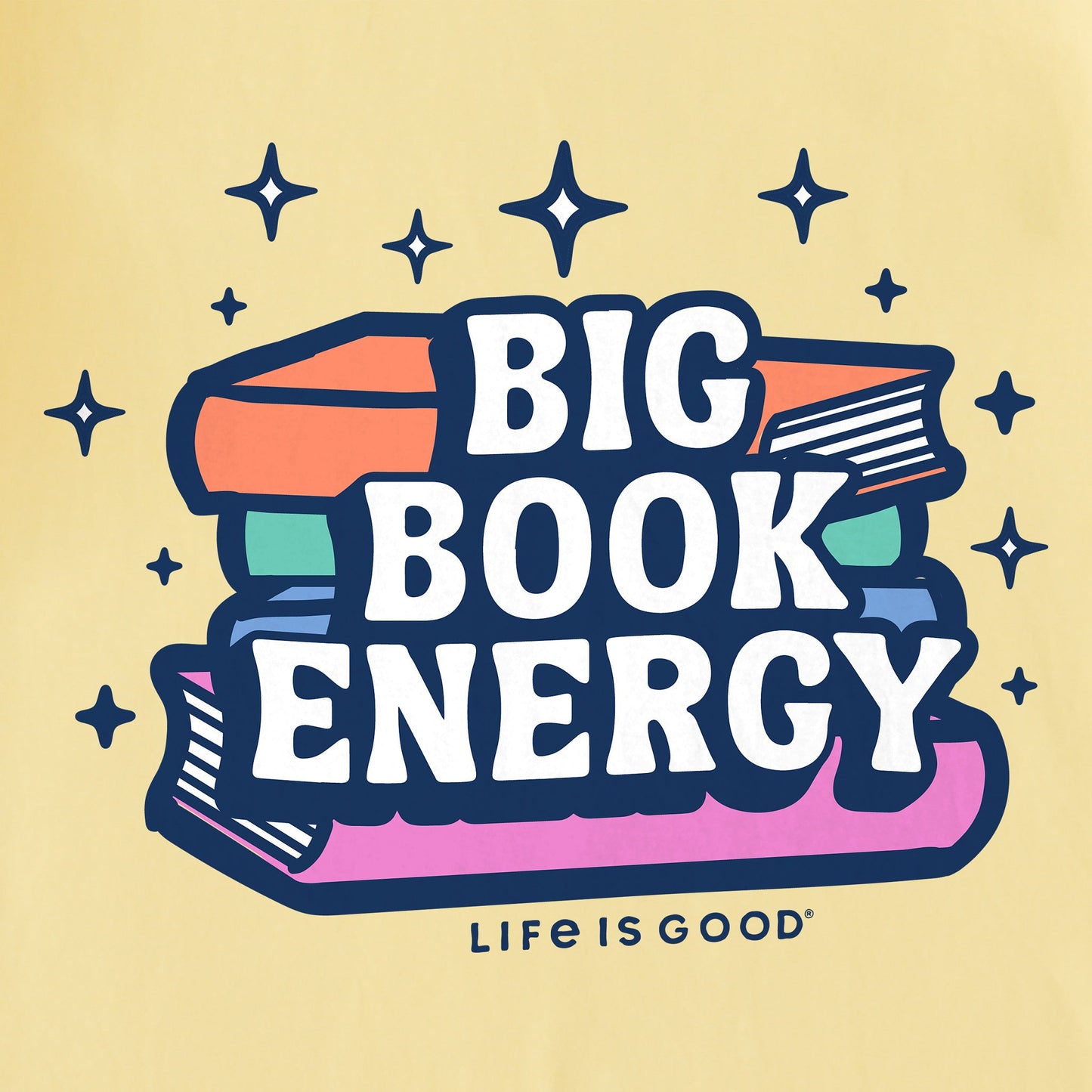 Women's Big Book Energy Short Sleeve Tee