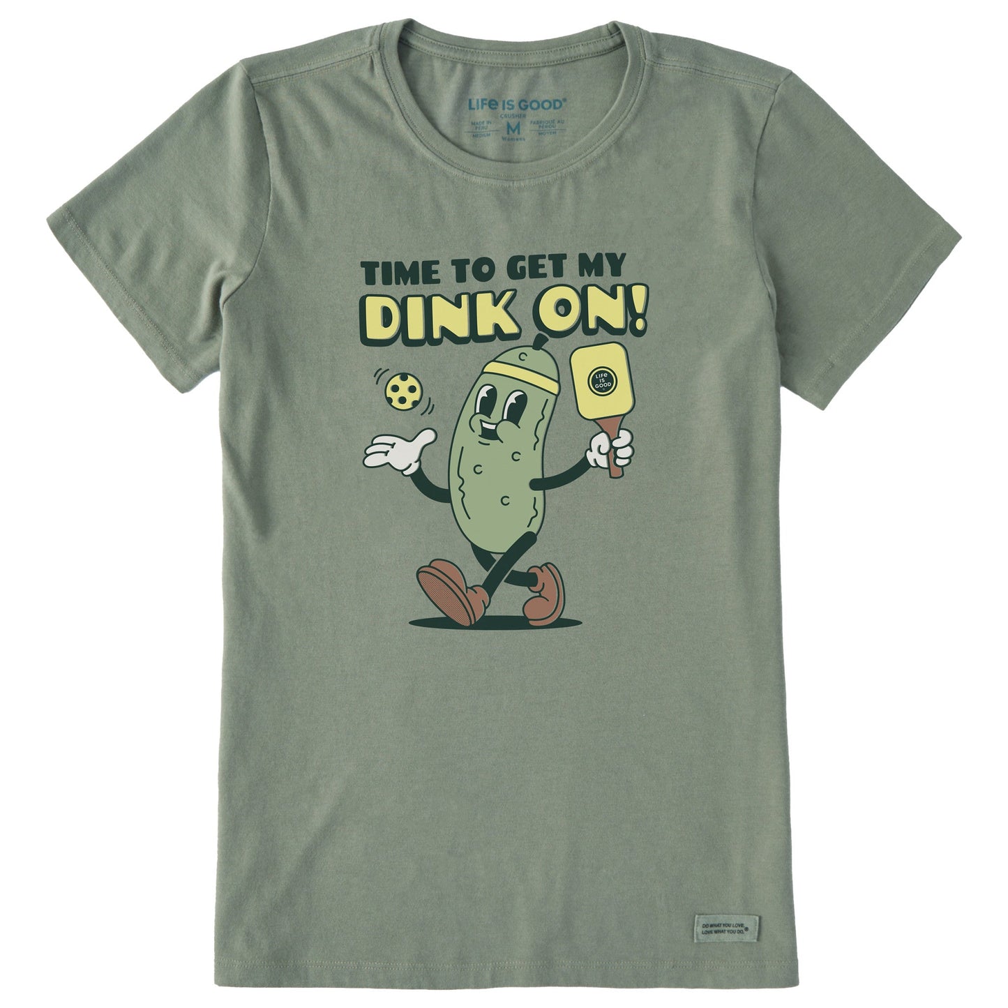 Women's Get my Dink On Short Sleeve Crusher Tee