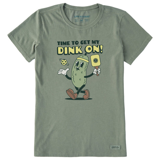 Women's Get my Dink On Short Sleeve Crusher Tee