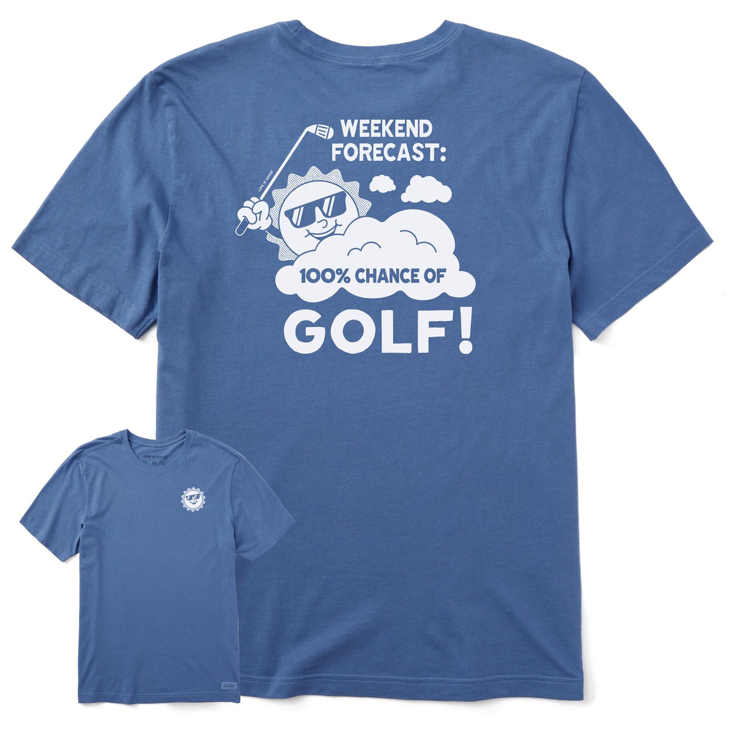 Men's 100% Chance of Golf Short Sleeve Tee