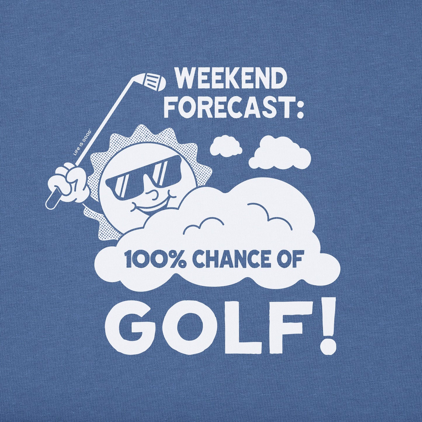 Women's 100% Chance of Golf Short Sleeve Tee