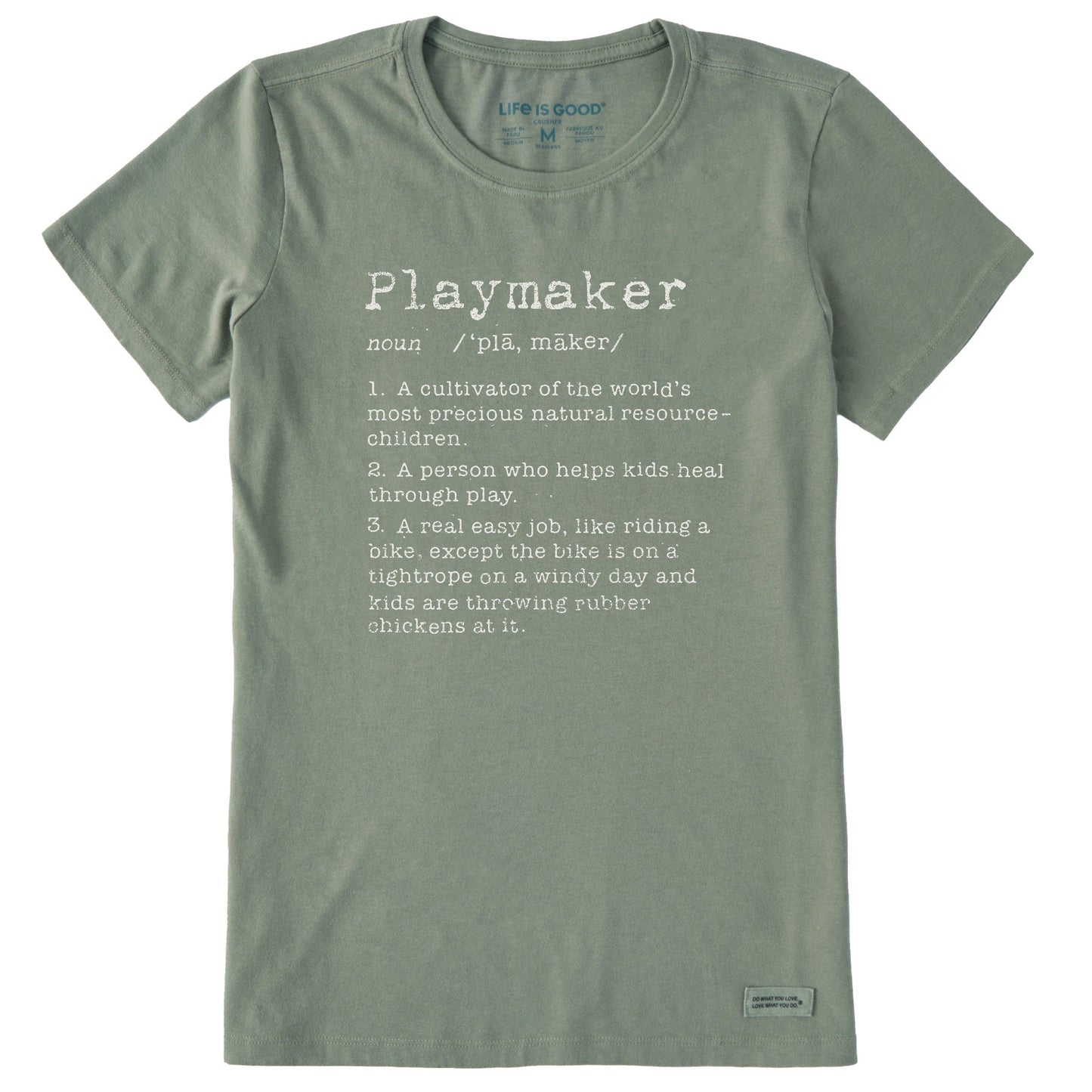 Women's Playmaker Defined Short Sleeve Crusher Tee