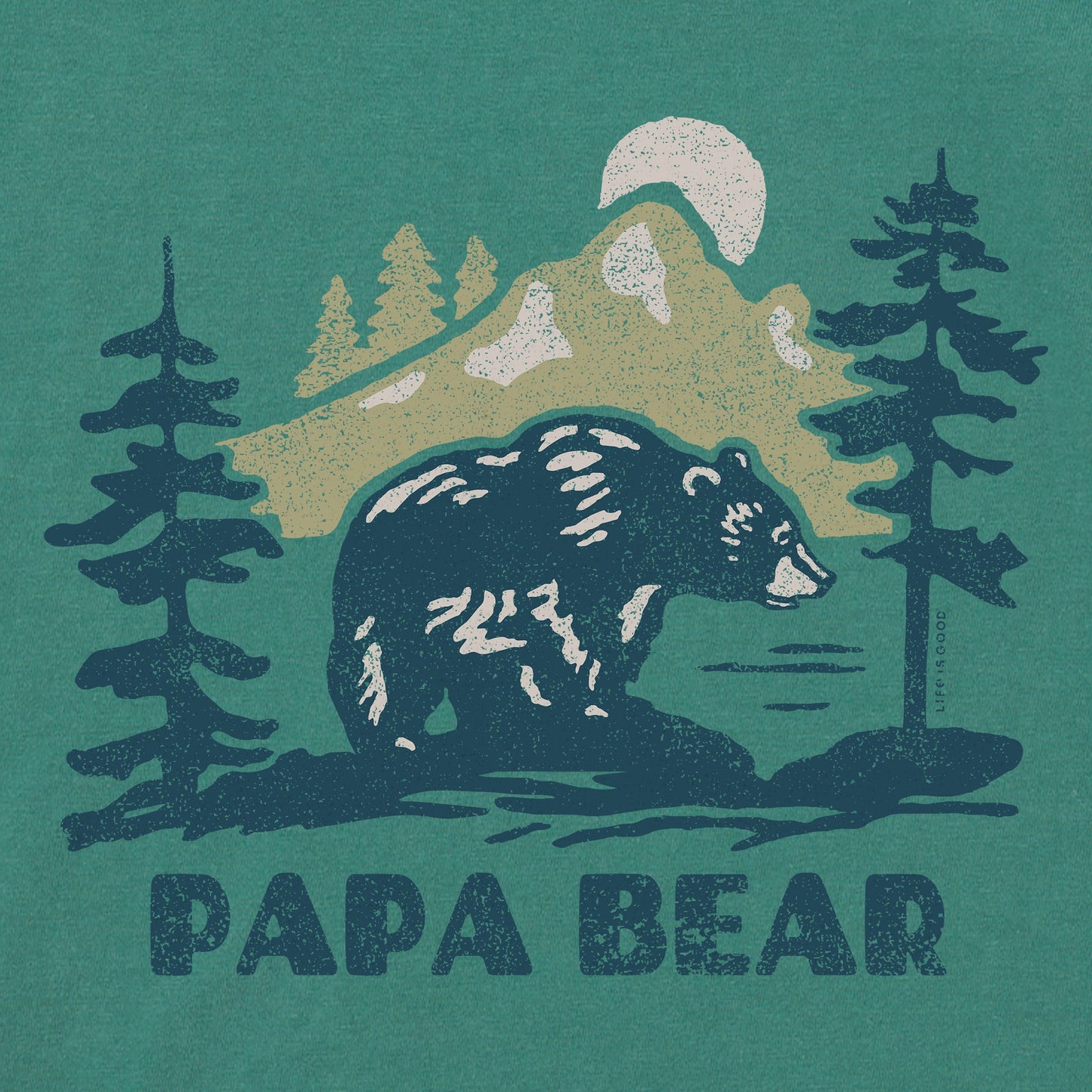 Men's Papa Bear Mountains Short Sleeve Tee