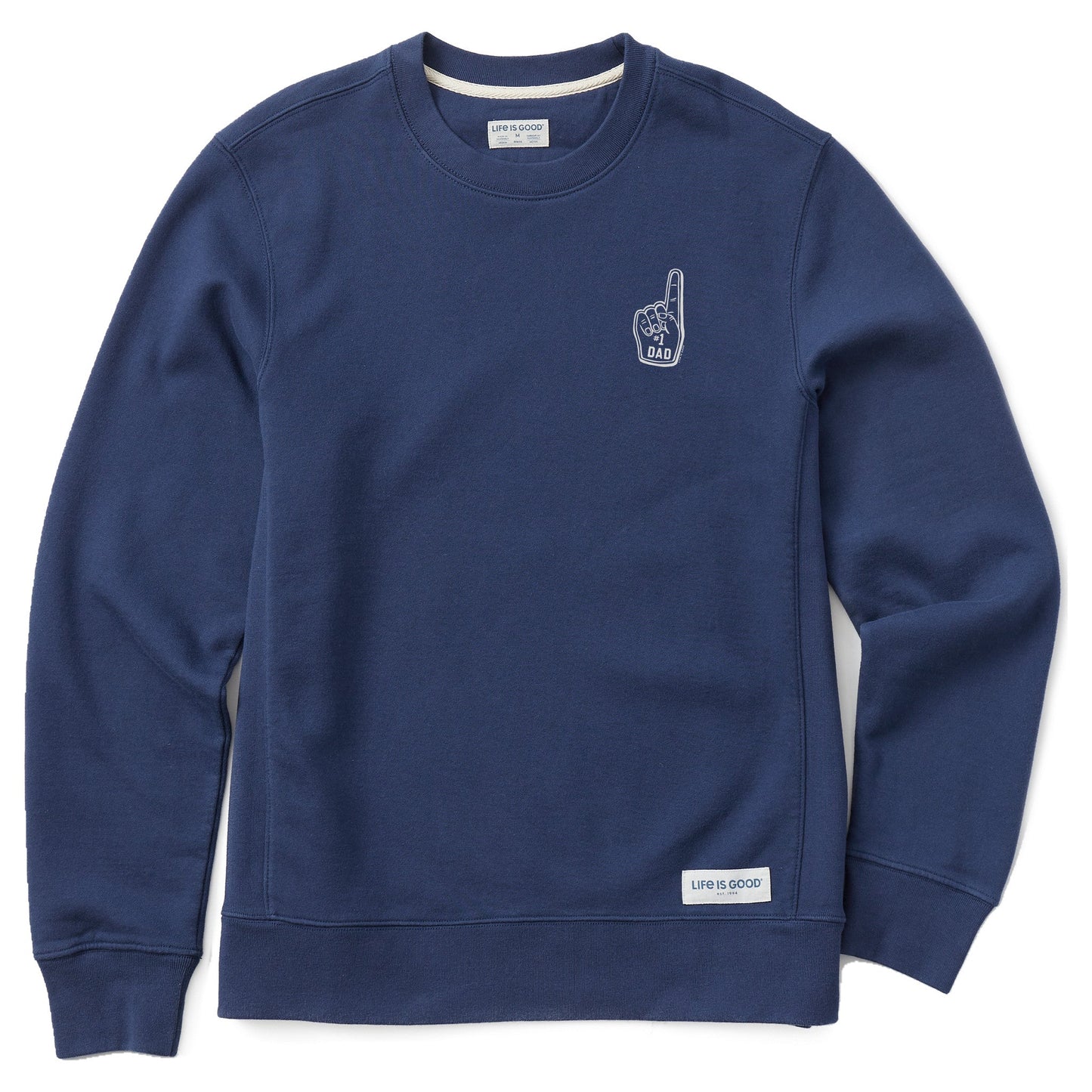 Men's #1 Dad Simply True Fleece Crew