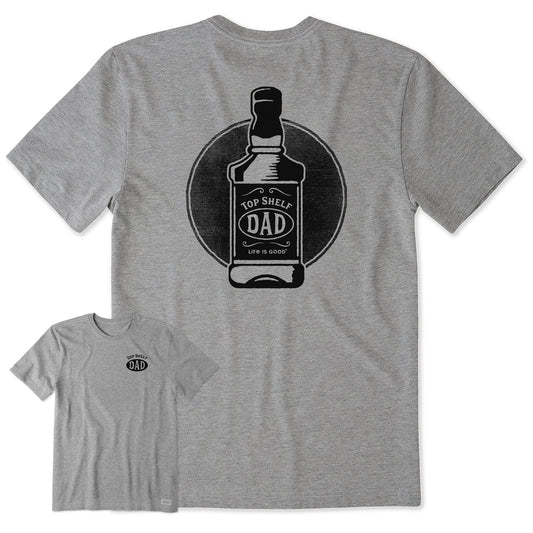 Men's Top Shelf Dad Bottle Short Sleeve Tee