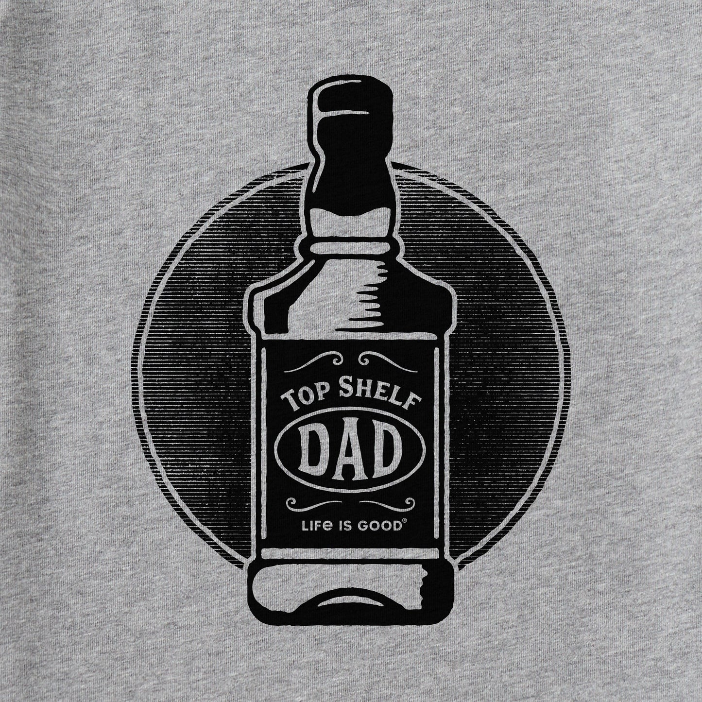 Men's Top Shelf Dad Bottle Short Sleeve Tee