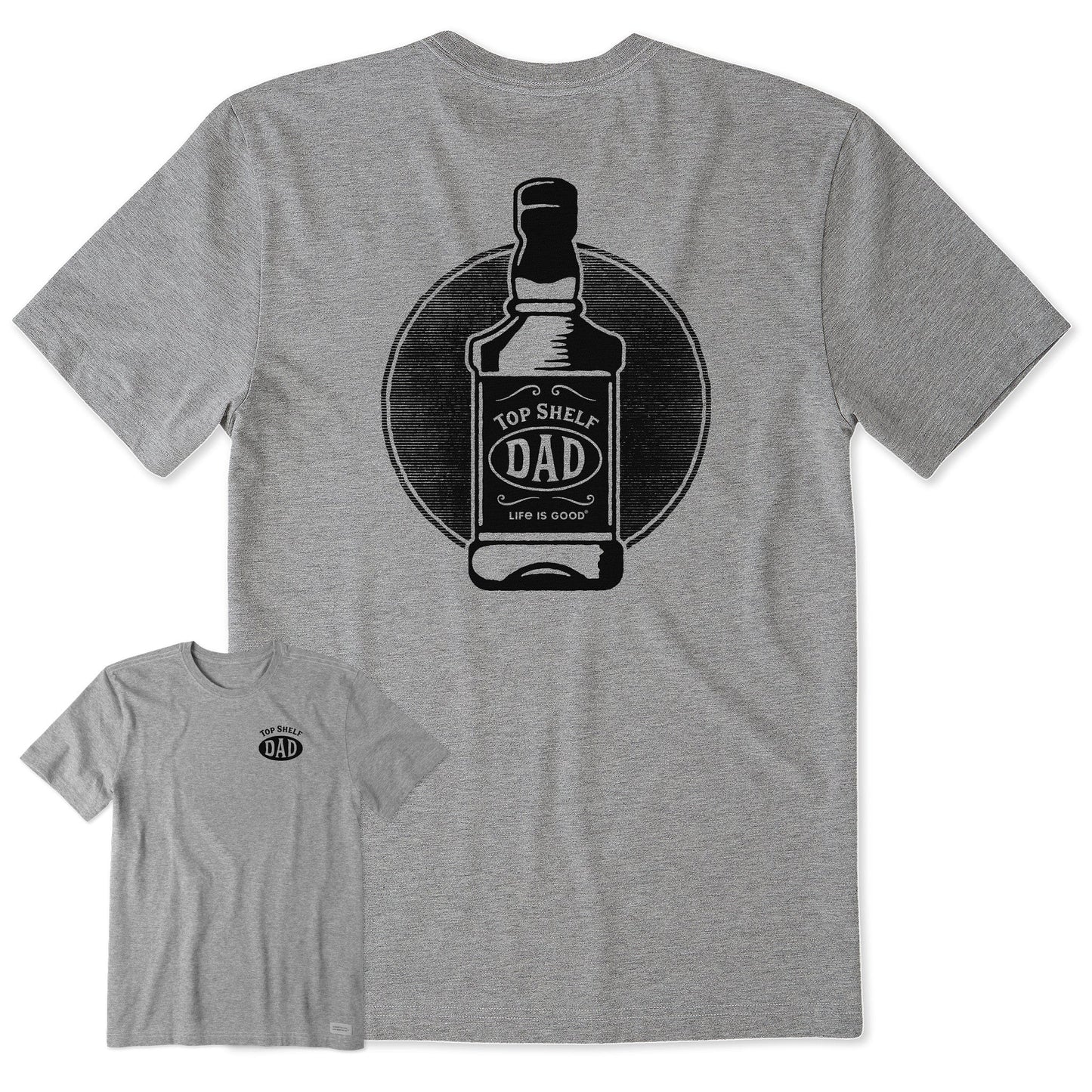 Men's Top Shelf Dad Bottle Short Sleeve Tee