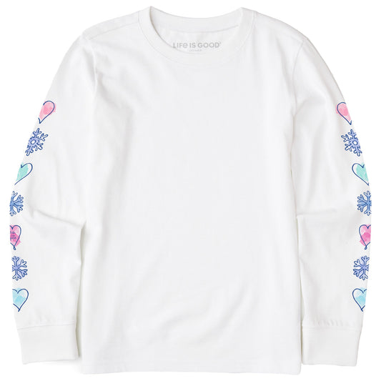 Kids Winter Icons Long Sleeve Crusher Tee