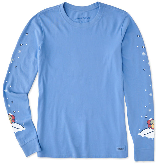 Women's Winnie Snow Pile Long Sleeve Crusher Tee