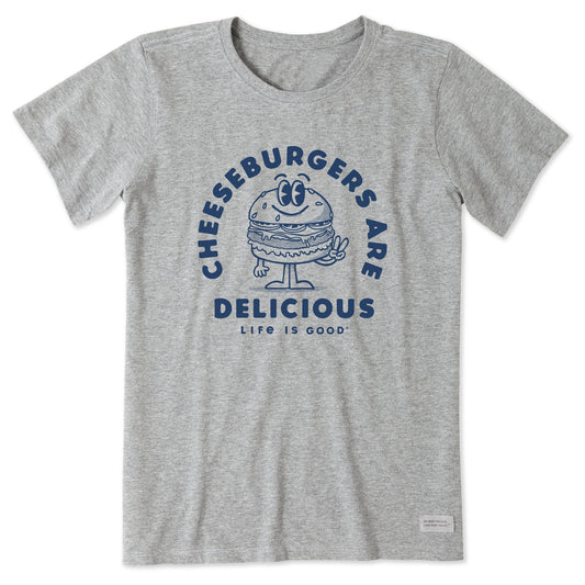 Women's Cheeseburgers are Delicious Short Sleeve Tee