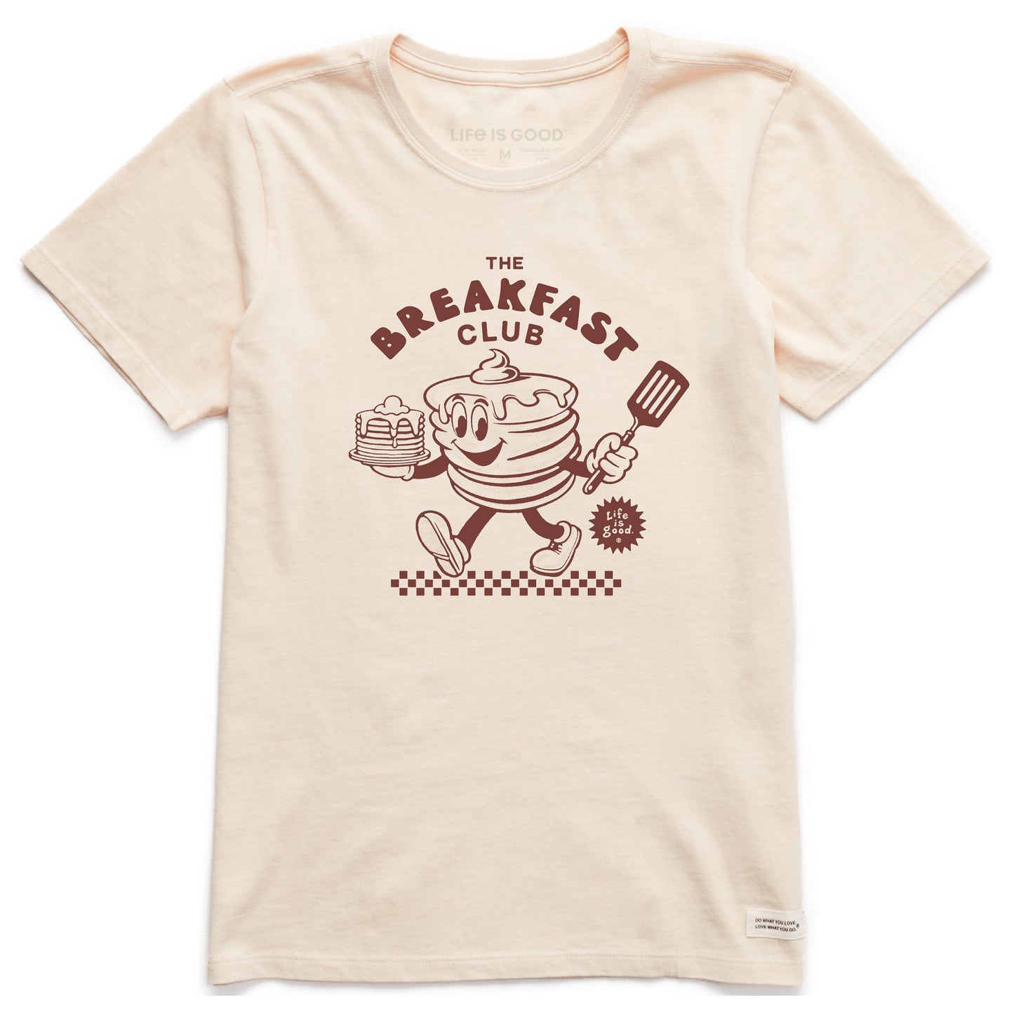 Women's The Breakfast Club Pancakes Short Sleeve Crusher Tee