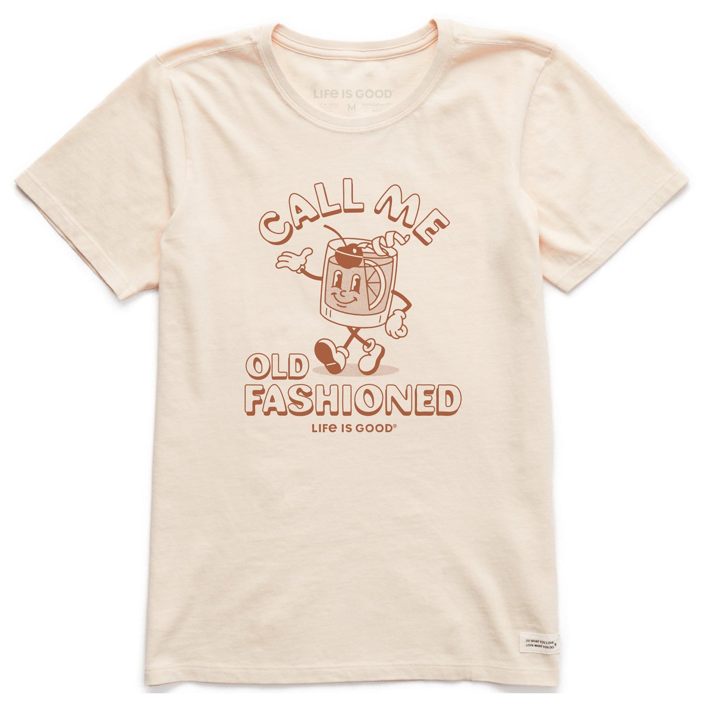 Women's Call Me Old Fashioned Mascot Short Sleeve Crusher Tee