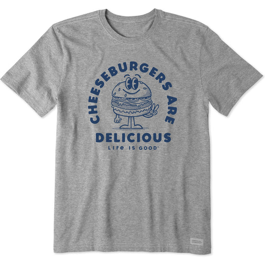 Men's Cheeseburgers are Delicious Short Sleeve Tee