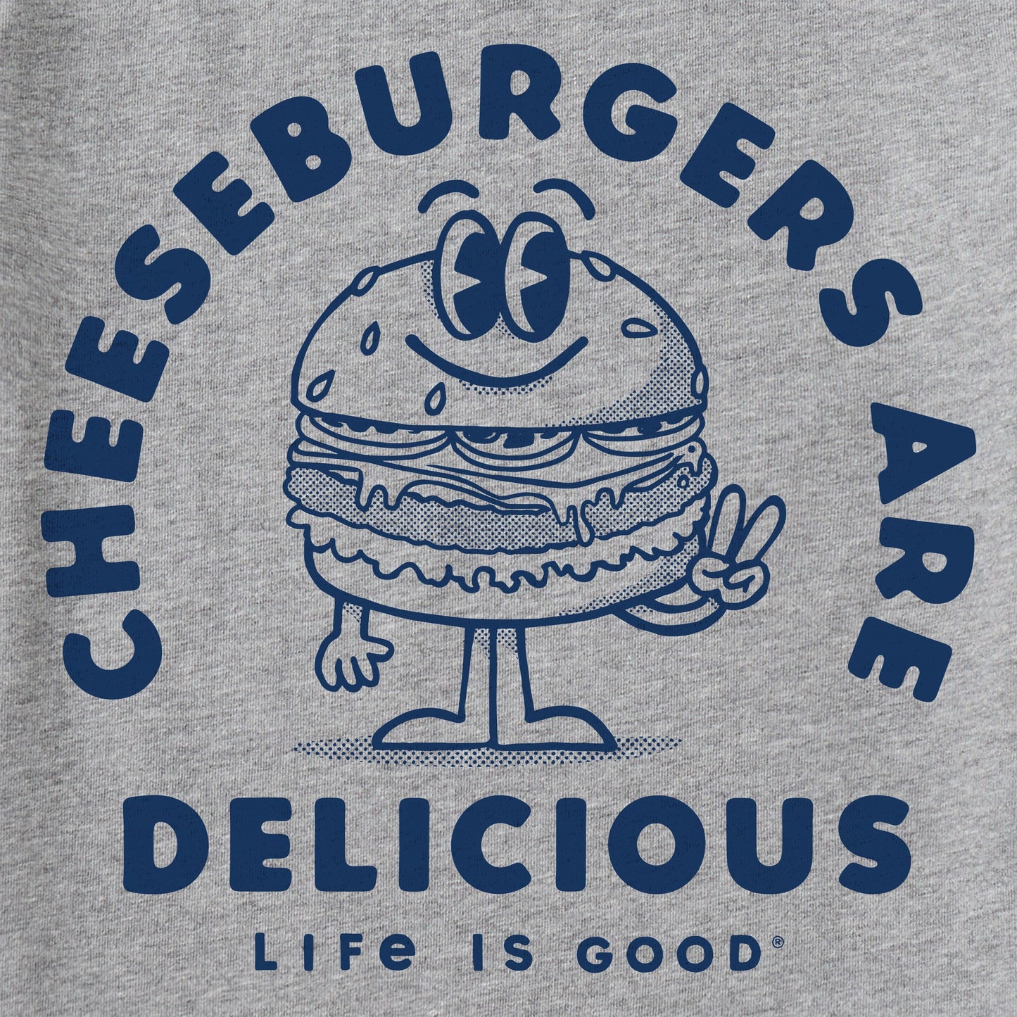 Men's Cheeseburgers are Delicious Short Sleeve Tee