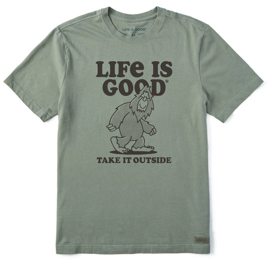 Men's Take it Outside Sasquatch Short Sleeve Tee