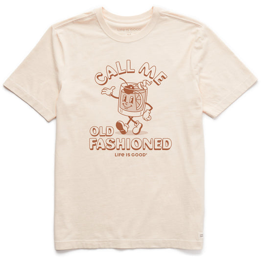 Men's Call Me Old Fashioned Mascot Short Sleeve Crusher Tee