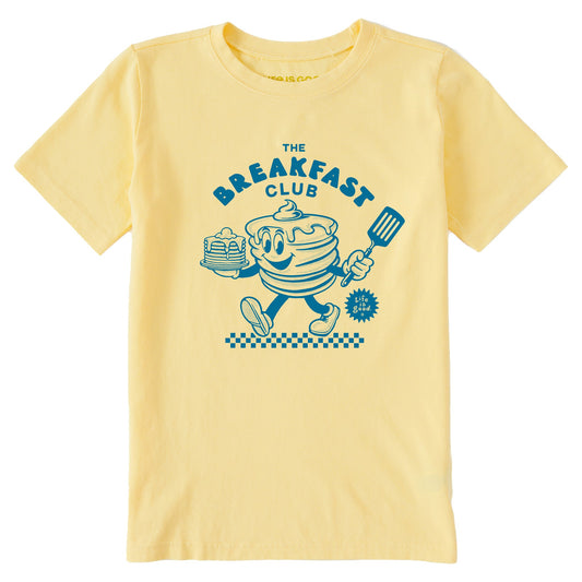 Kids The Breakfast Club Pancakes Short Sleeve Crusher Tee