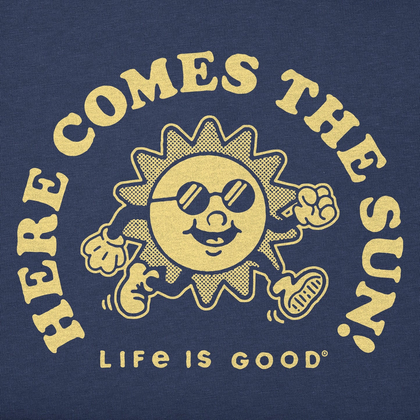 Men's Here Comes the Sun Mascot Short Sleeve Tee