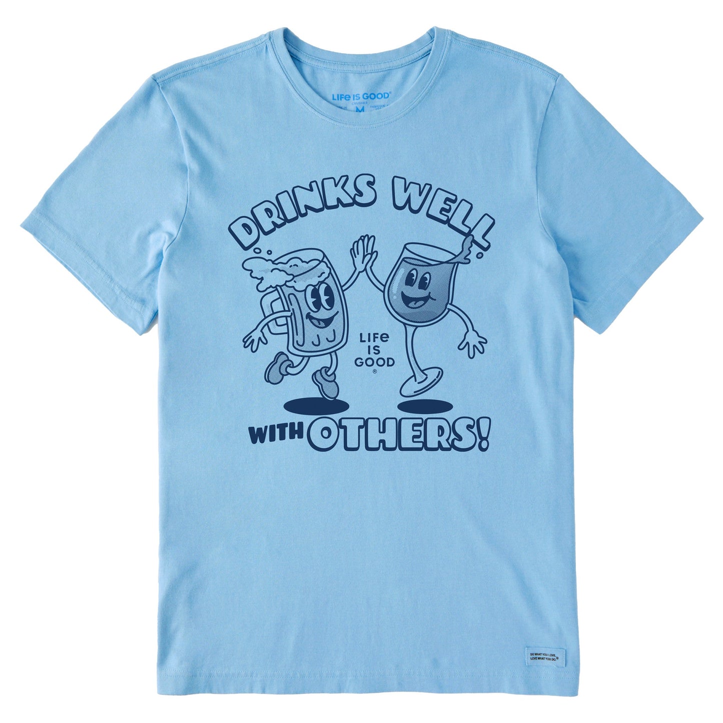 Men's Drinks Well With Others Mascot Short Sleeve Tee