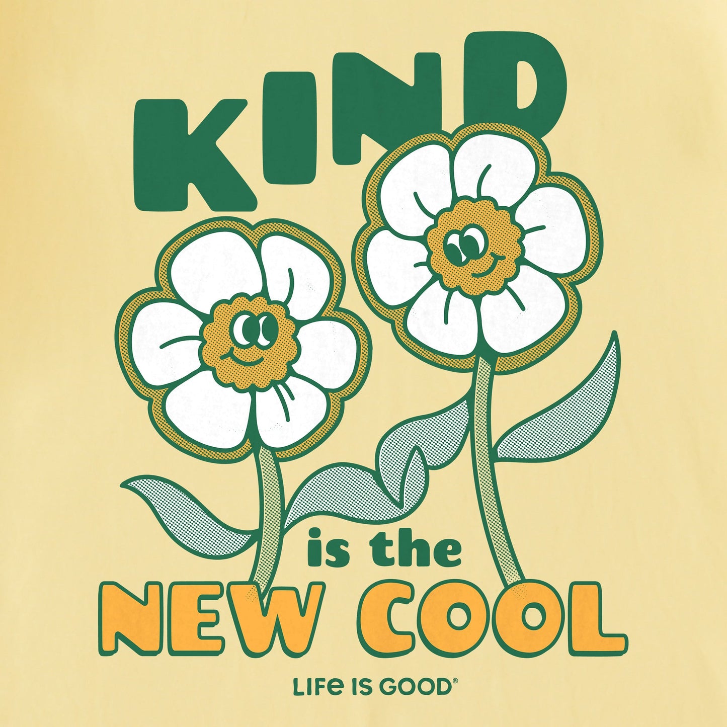 Kids Kind is the New Cool Flowers Short Sleeve Crusher Tee