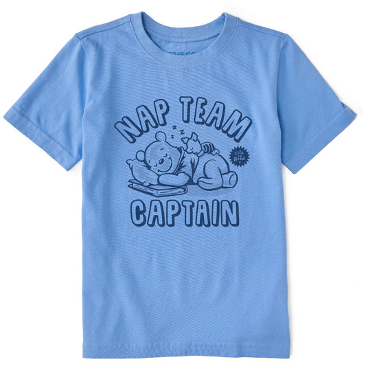 Kids Nap Team Captain Winnie Short Sleeve Crusher Tee
