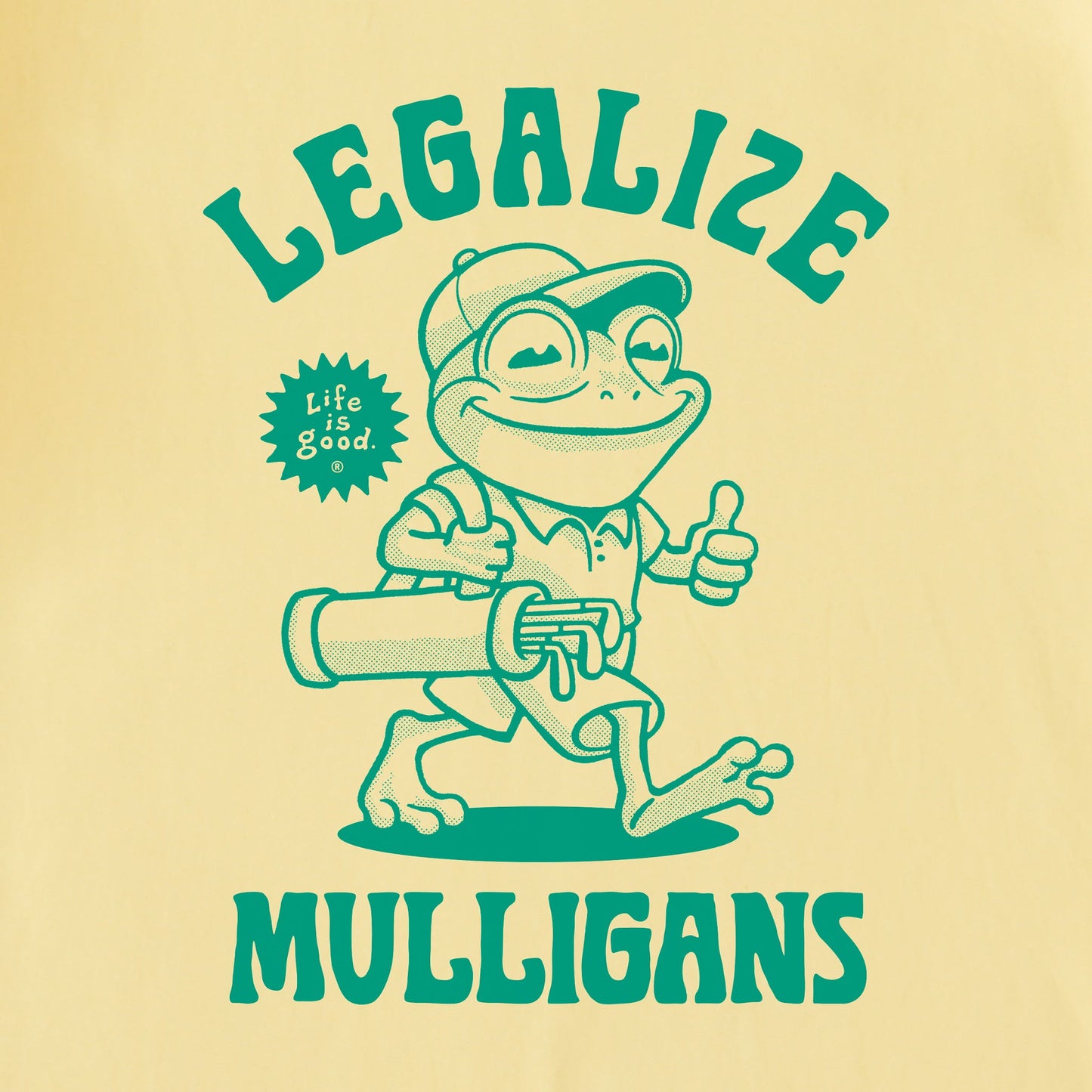 Men's Legalize Mulligans Frog Short Sleeve Tee