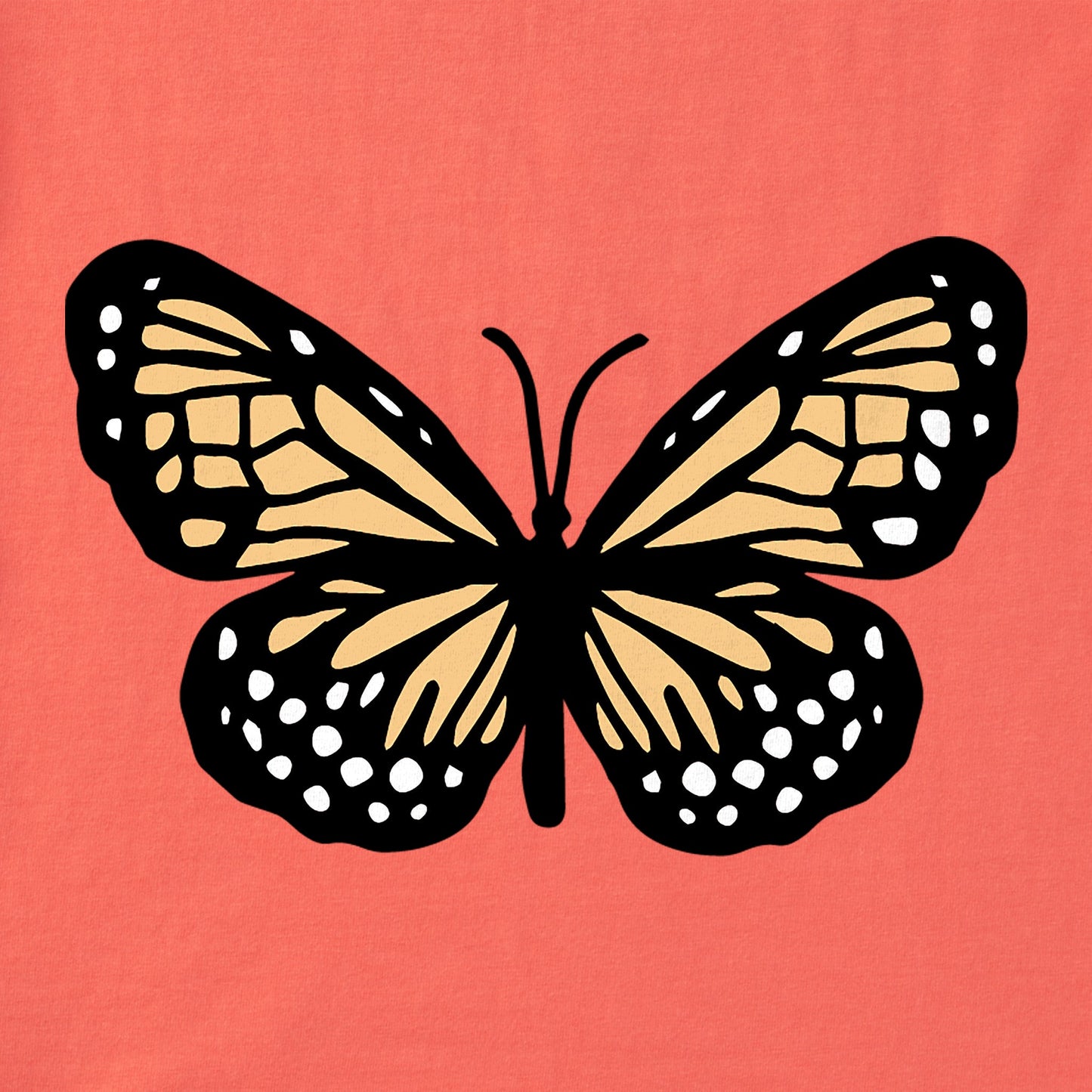 Women's Clean Butterfly Short Sleeve Crusher Boxy Tee