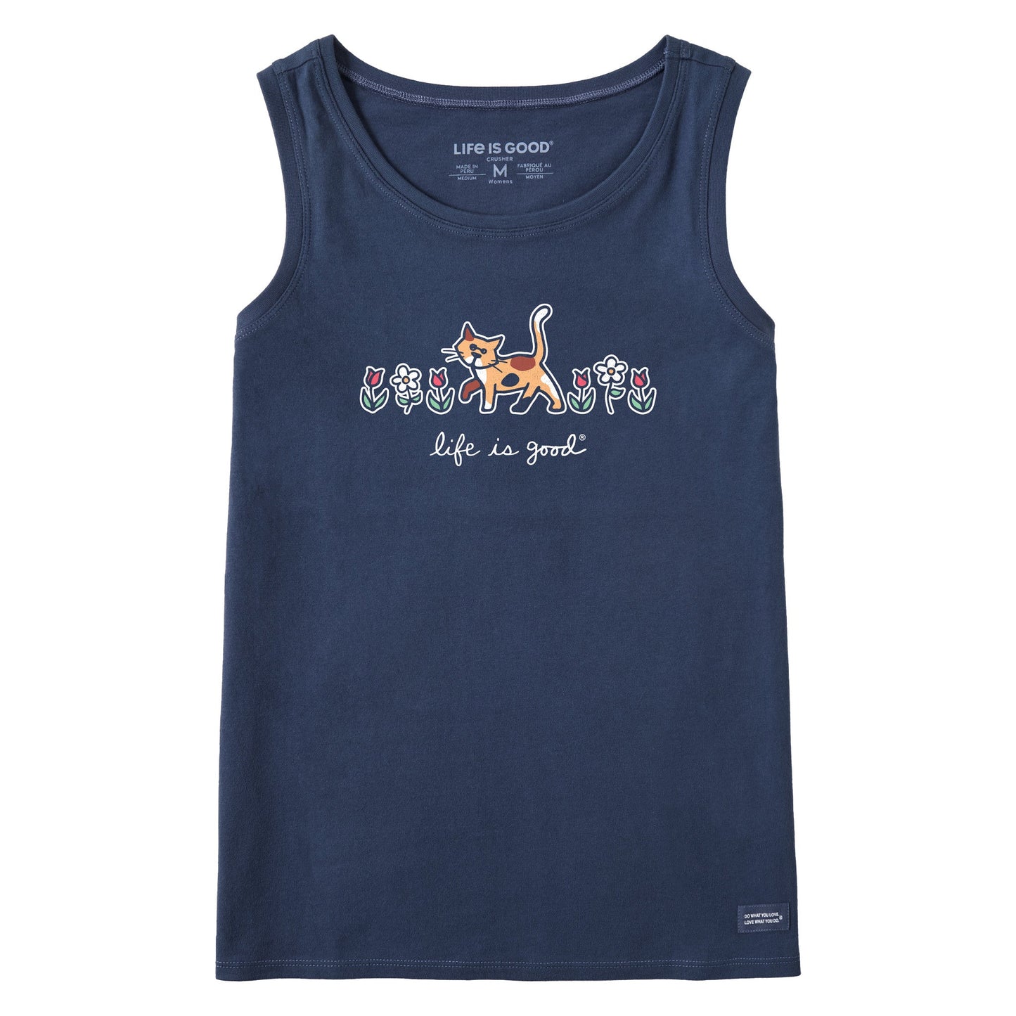 Women's Al with Flowers Crusher Tank