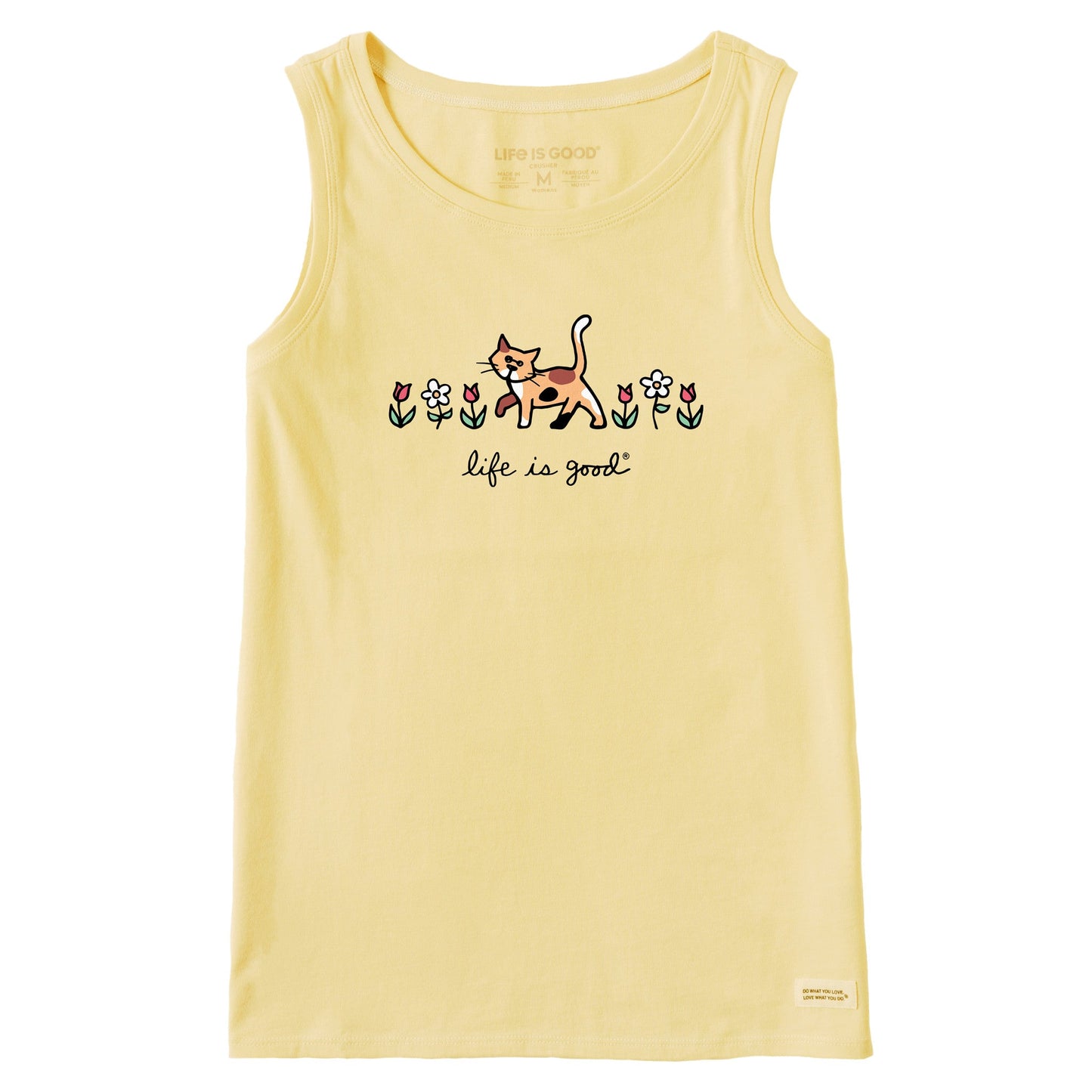 Women's Al with Flowers Crusher Tank