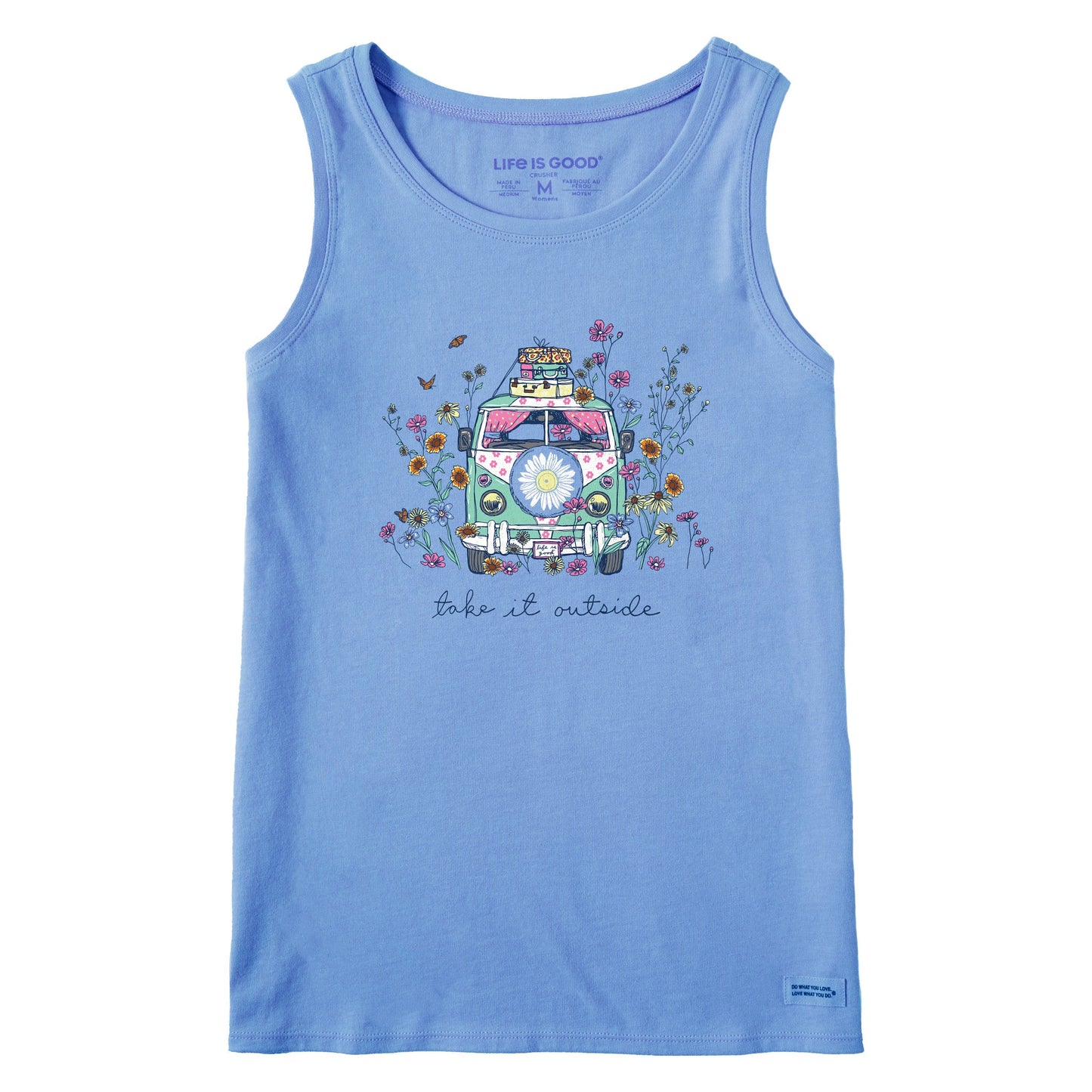 Women's Take It Outside Wildflower Van Crusher Tank