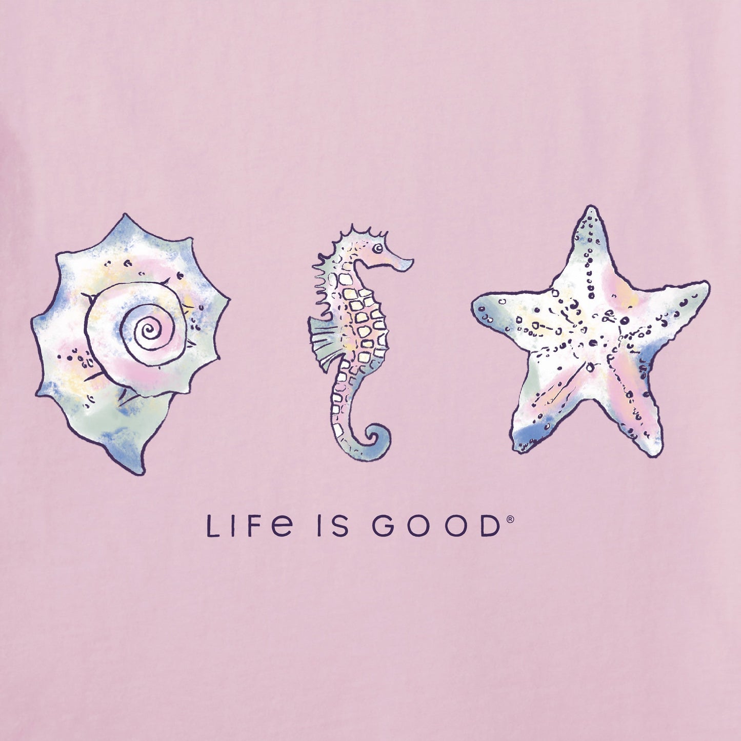 Women's Sea Life and Shells Crusher Tank